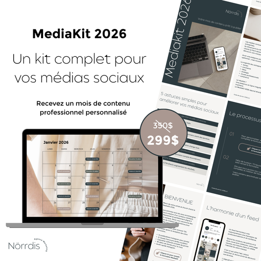 Médiakit 2026 – Votre mois de contenu prêt à publier
